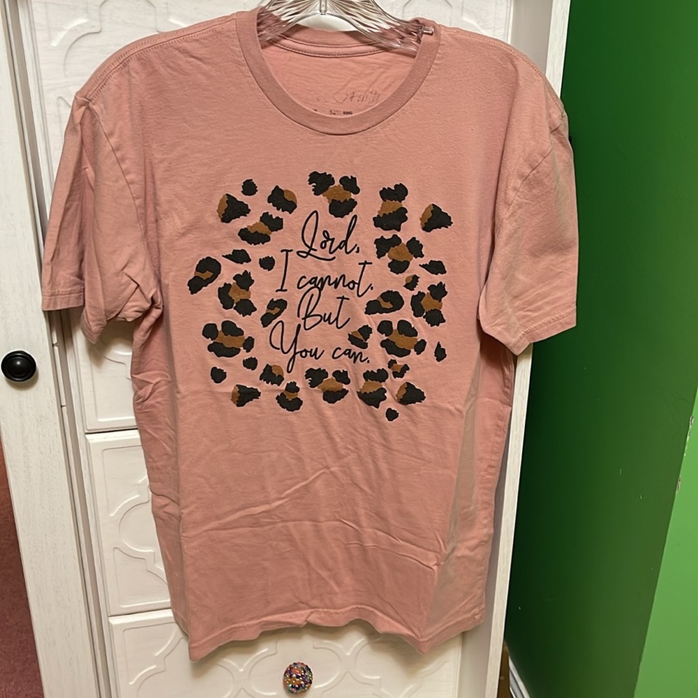 Women top Love and Faith size medium